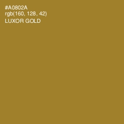 #A0802A - Luxor Gold Color Image